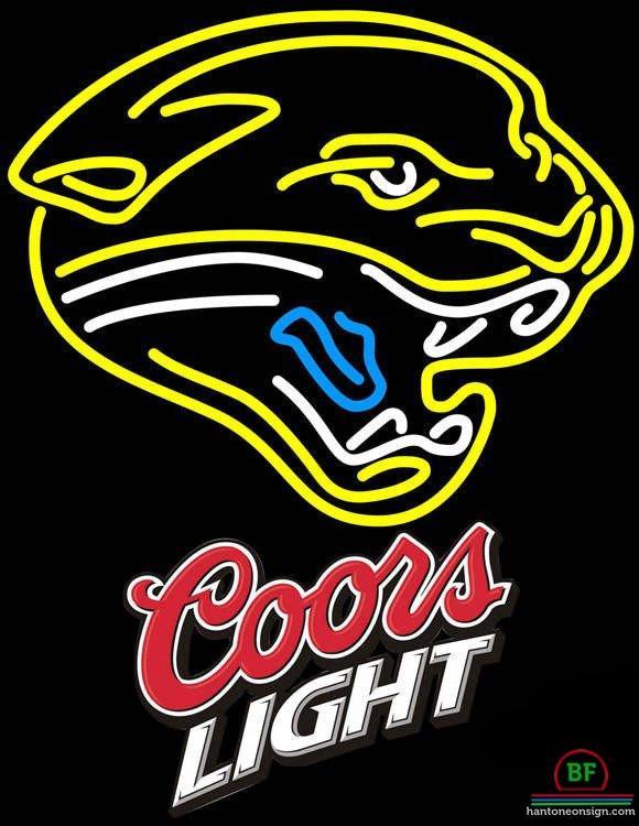 Custom Coors Light Jacksonville Jaguars Neon Sign NFL Teams Neon Light