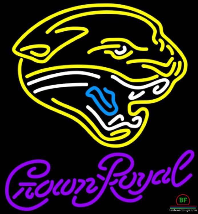 Custom Crown Royal Jacksonville Jaguars Neon Sign NFL Teams Neon Light