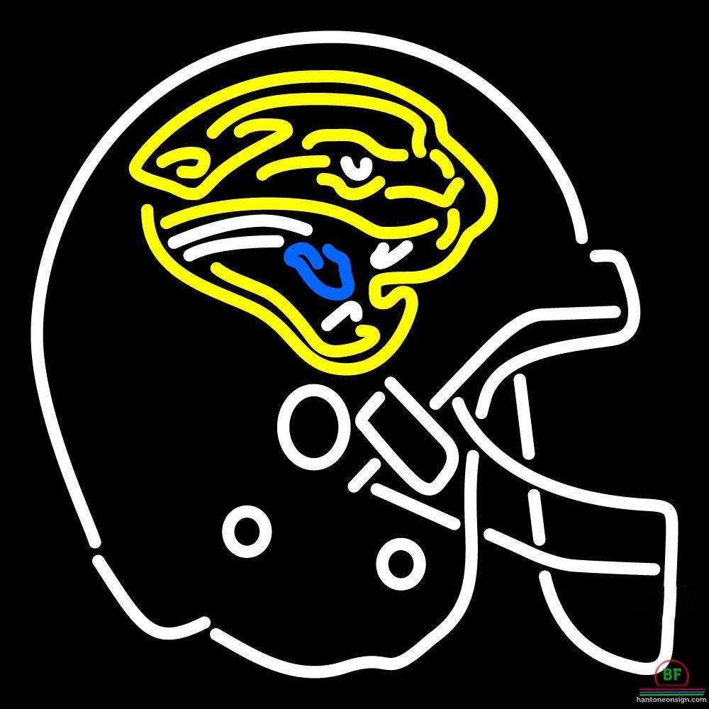 Custom Jacksonville Jaguars Helmet Neon Sign NFL Teams Neon Light