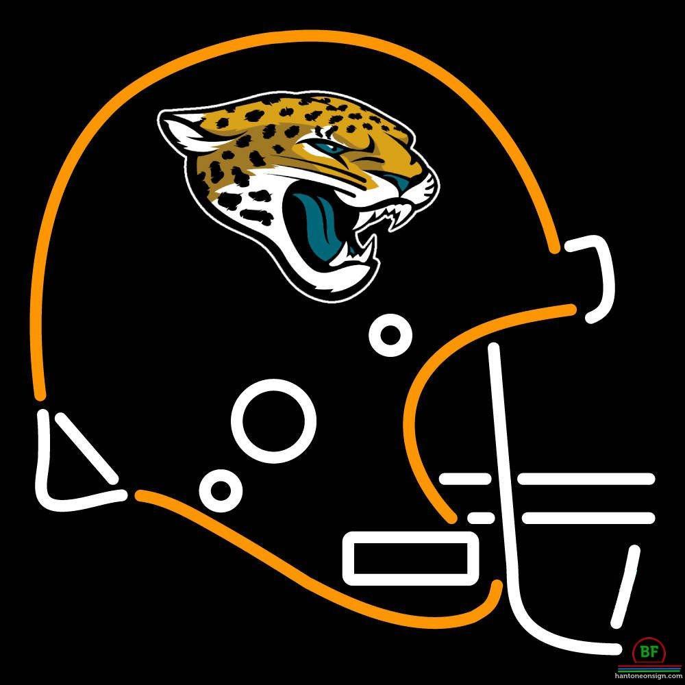 Custom Jacksonville Jaguars Helmet Neon Sign NFL Teams Neon Light