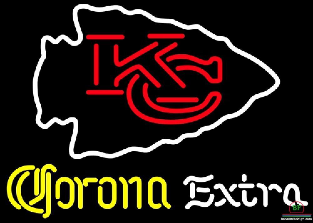 Custom Corona Extra Kansas City Chiefs Neon Sign NFL Teams Neon Light