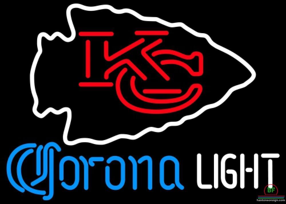 Custom Corona Light Kansas City Chiefs Neon Sign NFL Teams Neon Light