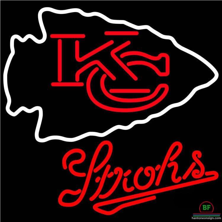 Custom Strohs Kansas City Chiefs Neon Sign NFL Teams Neon Light