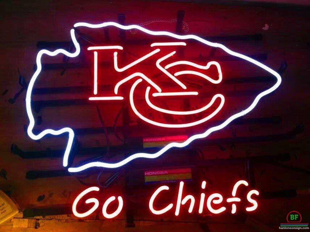 Custom Kansas City Chiefs Go Chiefs Neon Sign NFL Teams Neon Light