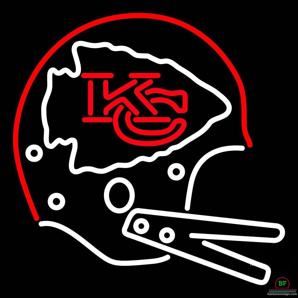 Custom Kansas City Chiefs Helmet Neon Sign NFL Teams Neon Light