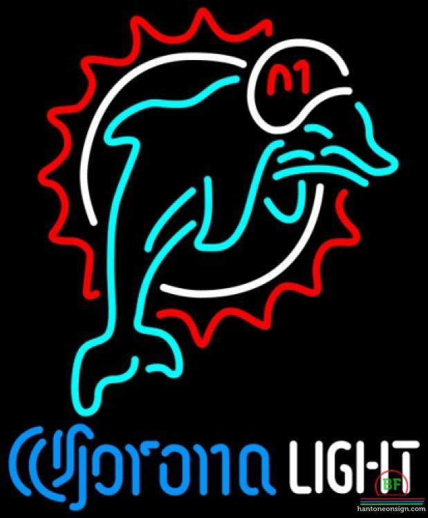 Custom Corona Light Miami Dolphins Neon Sign NFL Teams Neon Light