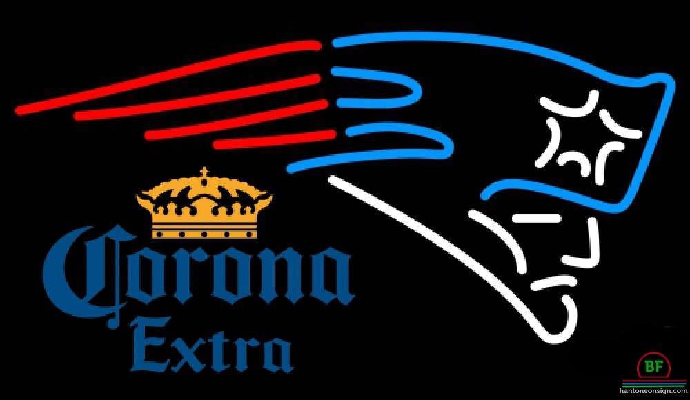 Custom Corona Extra New England Patriots Neon Sign NFL Teams Neon Light