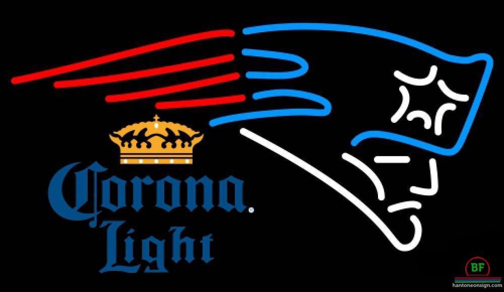 Custom Corona Light New England Patriots Neon Sign NFL Teams Neon Light