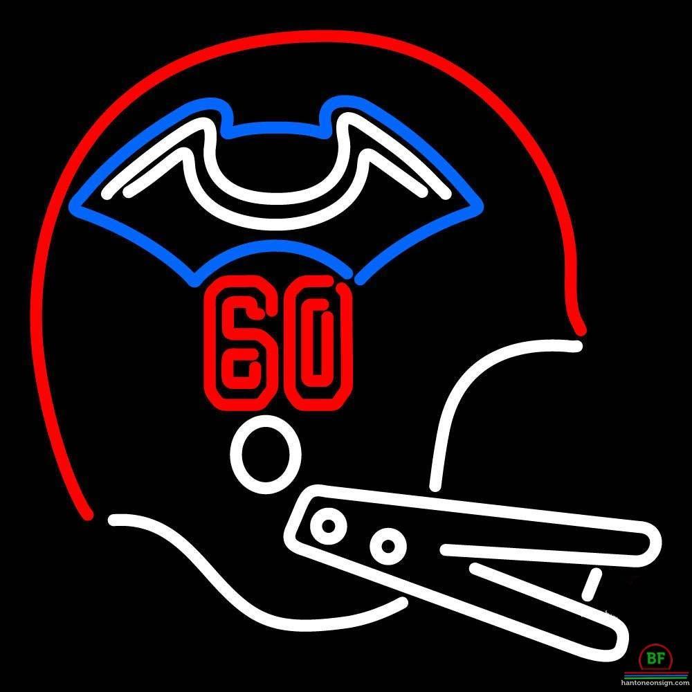 Custom New England Patriots Helmet Neon Sign NFL Teams Neon Light