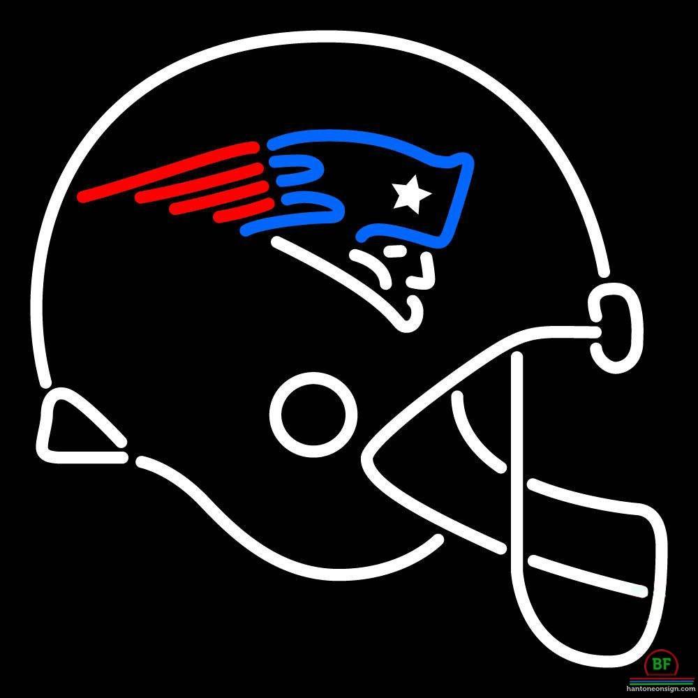 Custom New England Patriots Helmet Neon Sign NFL Teams Neon Light