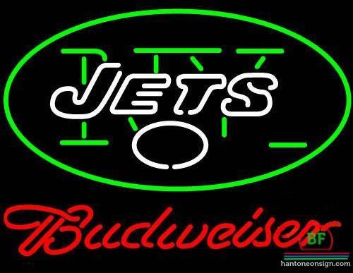 Custom Budweiser New York Jets Neon Sign NFL Teams Neon Light