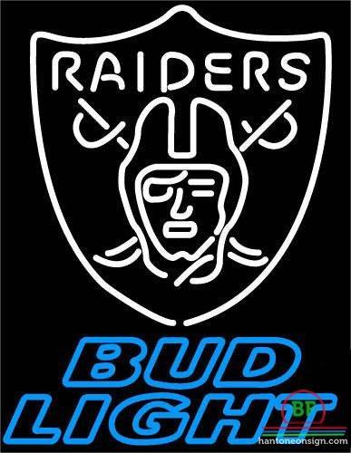 Custom Bud Light Oakland Raiders Neon Sign NFL Teams Neon Light