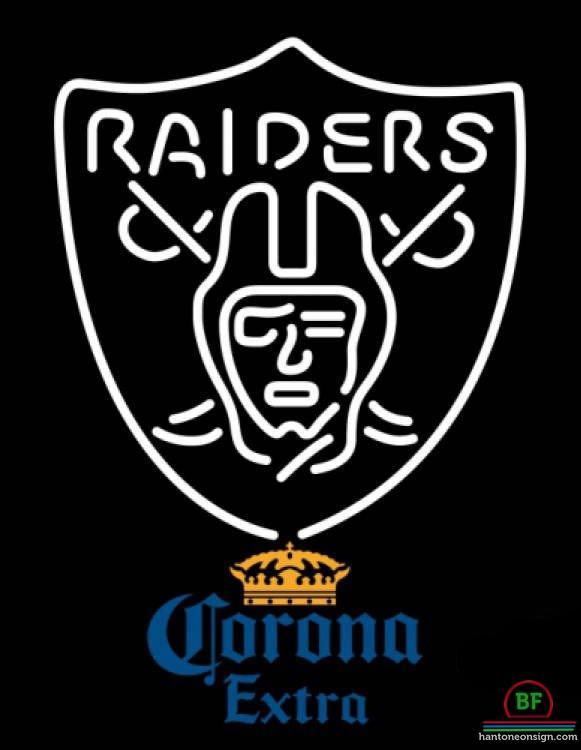 Custom Corona Extra Oakland Raiders Neon Sign NFL Teams Neon Light