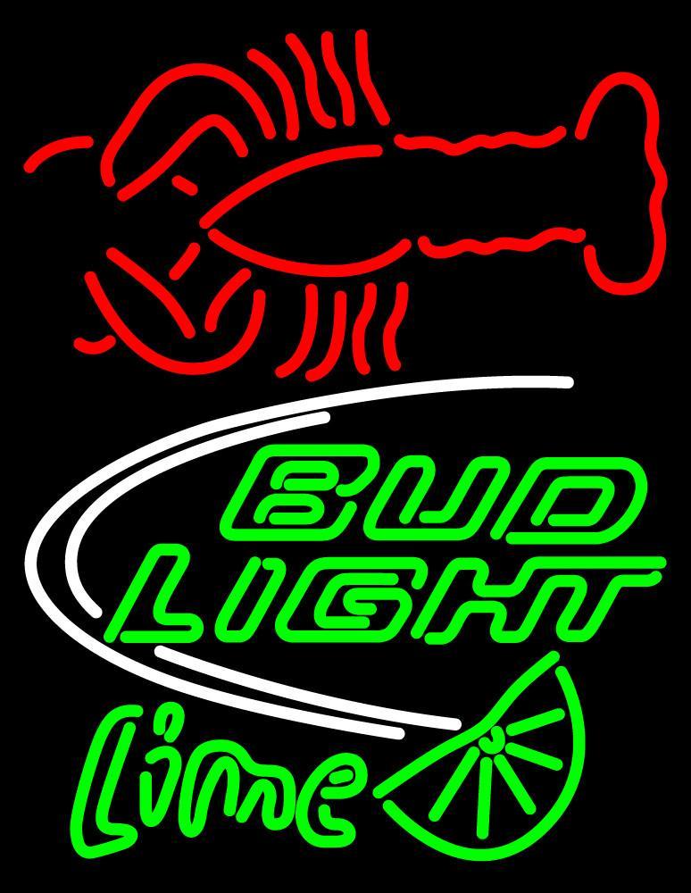 Custom Bud Light Lime Lobster Neon Sign