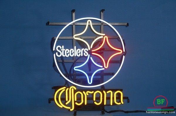 Custom Corona Pittsburgh Steelers Neon Sign NFL Teams Neon Light