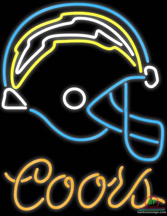 Custom Coors Light San Diego Chargers Neon Sign NFL Teams Neon Light