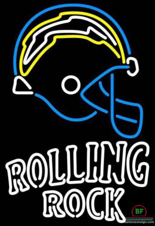 Custom Rolling Rock San Diego Chargers Neon Sign NFL Teams Neon Light