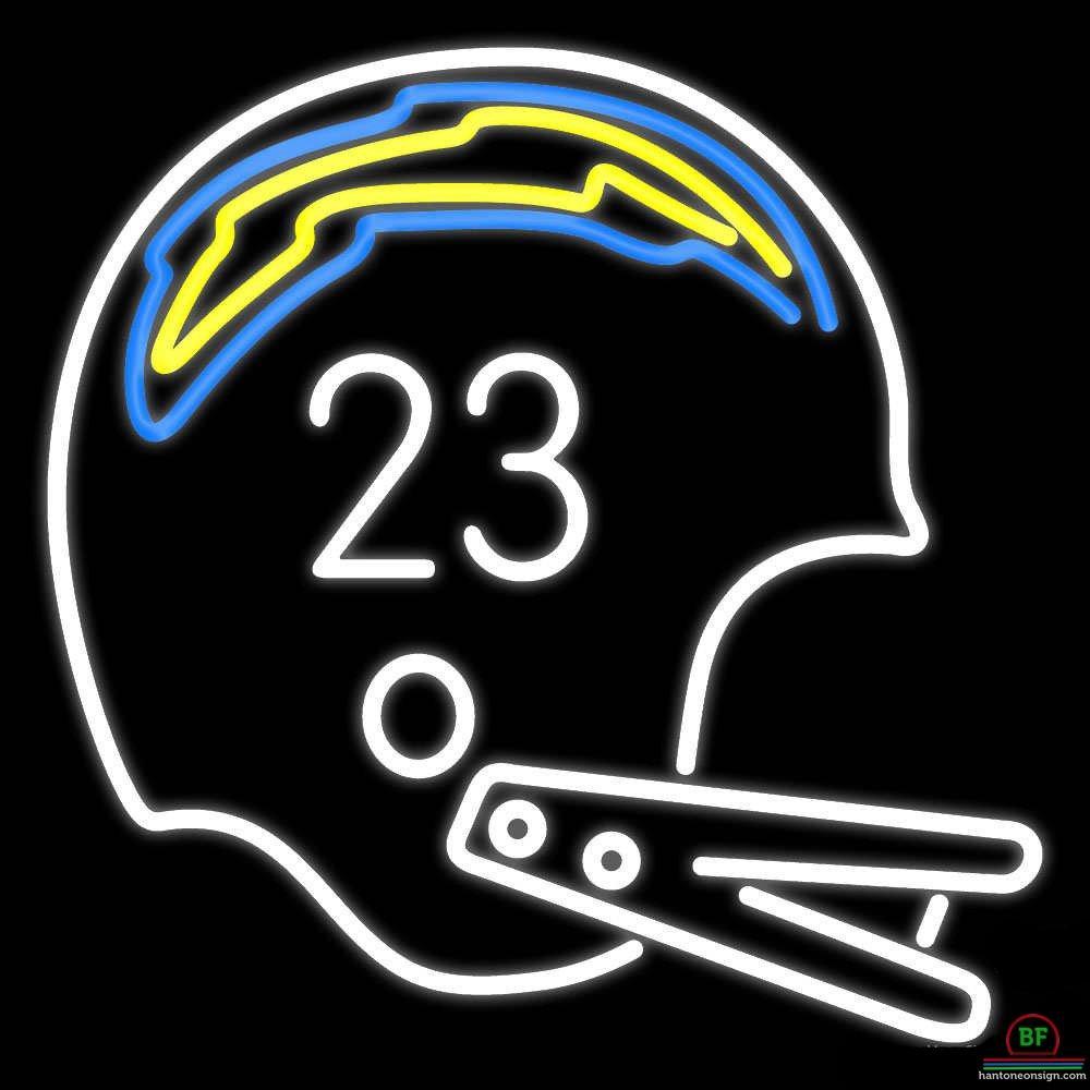 Custom San Diego Chargers Helmet Neon Sign NFL Teams Neon Light