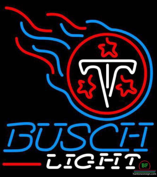Custom Busch Light Tennessee Titans Neon Sign NFL Teams Neon Light