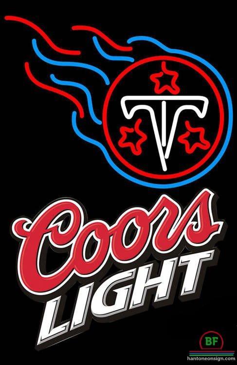 Custom Coors Light Tennessee Titans Neon Sign NFL Teams Neon Light