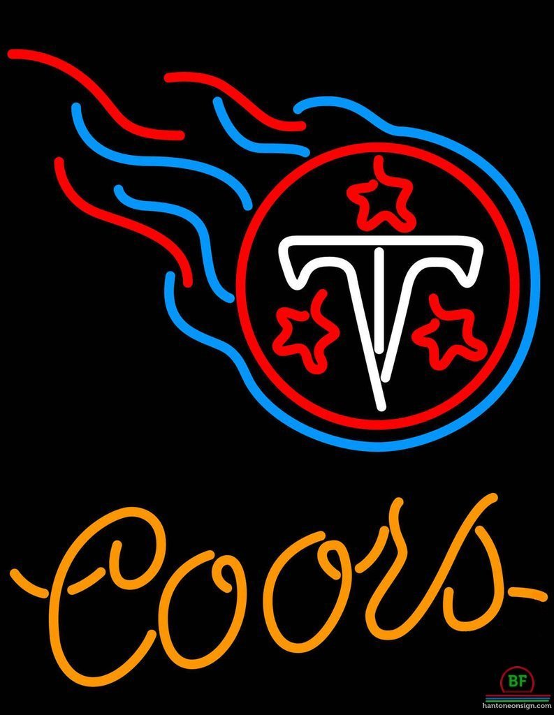 Custom Coors Light Tennessee Titans Neon Sign NFL Teams Neon Light