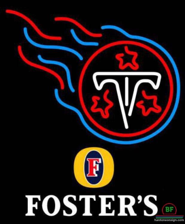 Custom Fosters Tennessee Titans Neon Sign NFL Teams Neon Light
