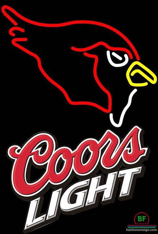 Custom Coors Light Arizona Cardinals Neon Sign NFL Teams Neon Light