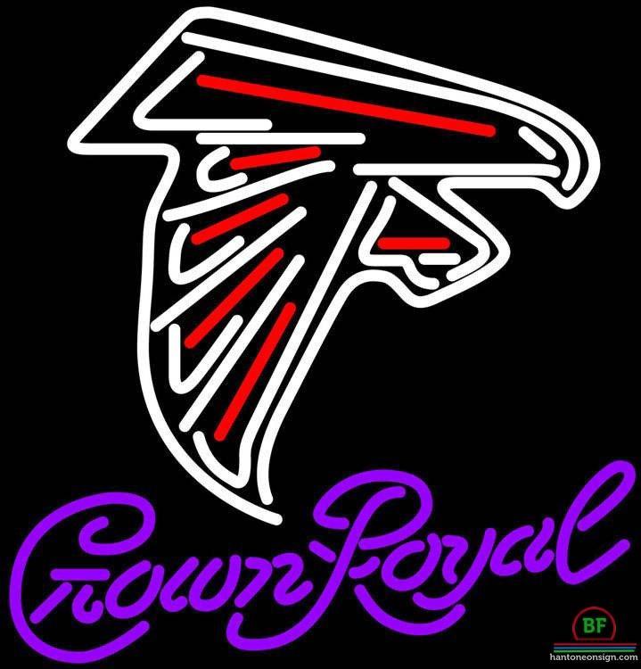Custom Crown Royal Atlanta Falcons Neon Sign NFL Teams Neon Light