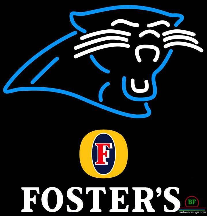 Custom Fosters Carolina Panthers Neon Sign NFL Teams Neon Light