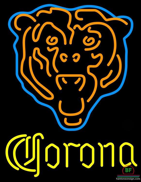 Custom Corona Chicago Bears Neon Sign NFL Teams Neon Light