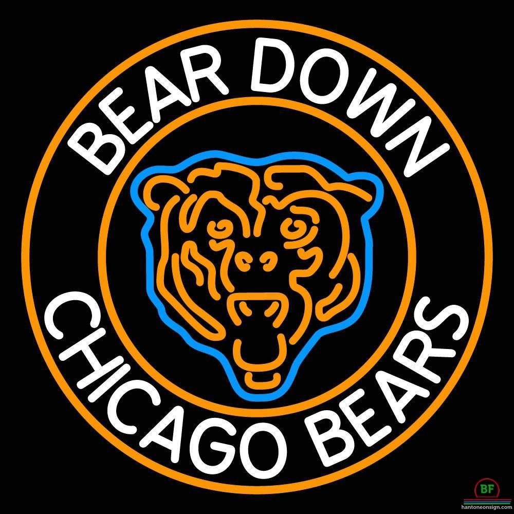 Custom Chicago Bears Neon Sign NFL Teams Neon Light