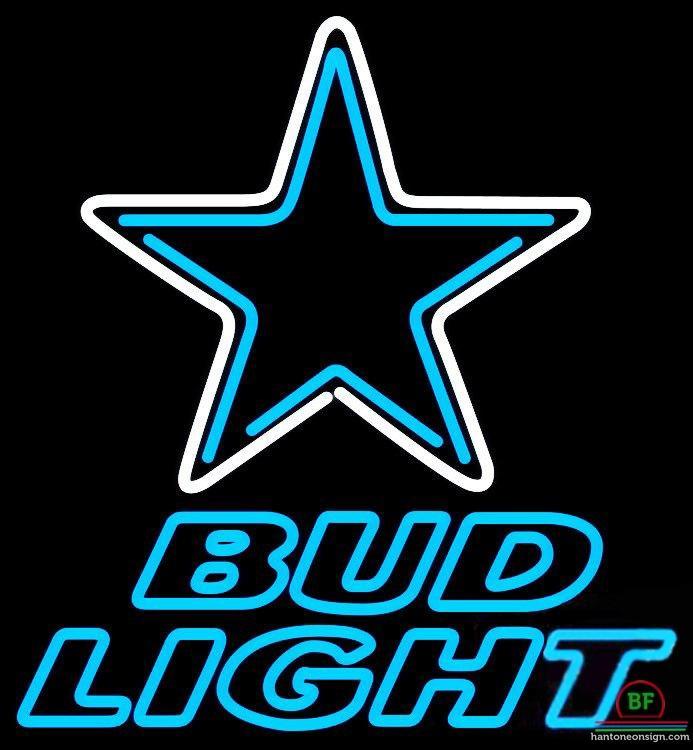 Custom Bud Light Dallas Cowboys Neon Sign NFL Teams Neon Light