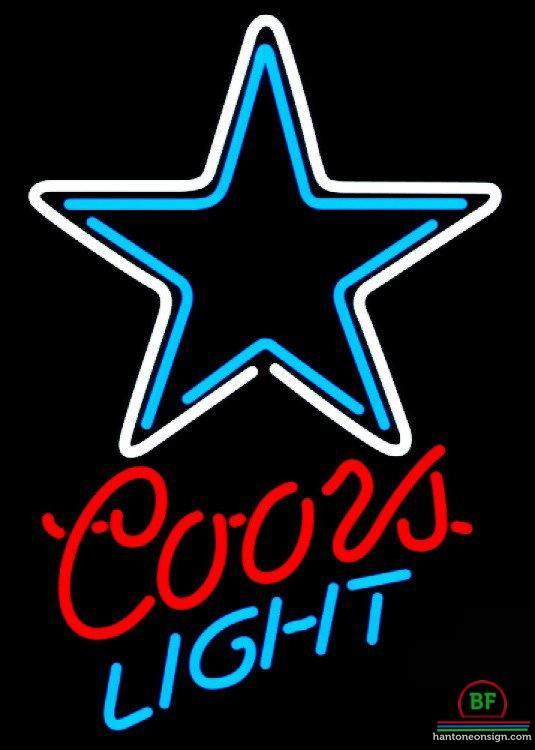 Custom Coors Light Dallas Cowboys Neon Sign NFL Teams Neon Light