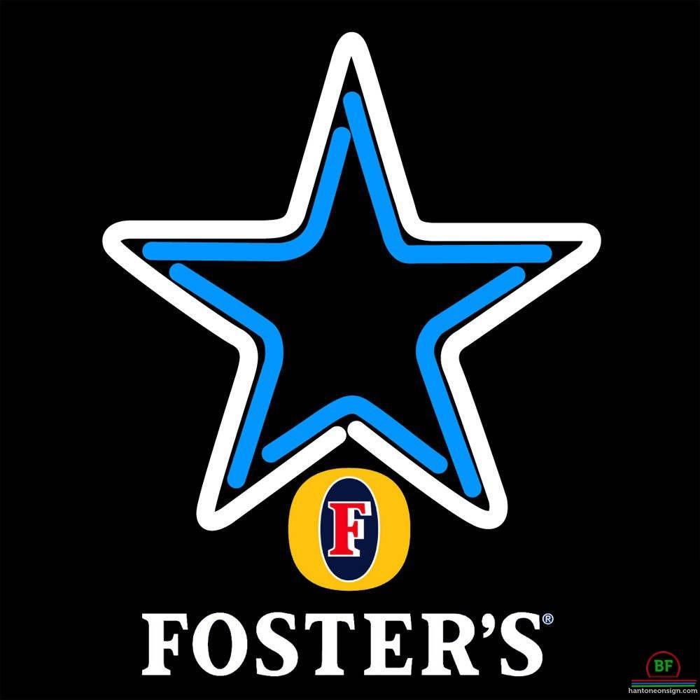 Custom Fosters Dallas Cowboys Neon Sign NFL Teams Neon Light