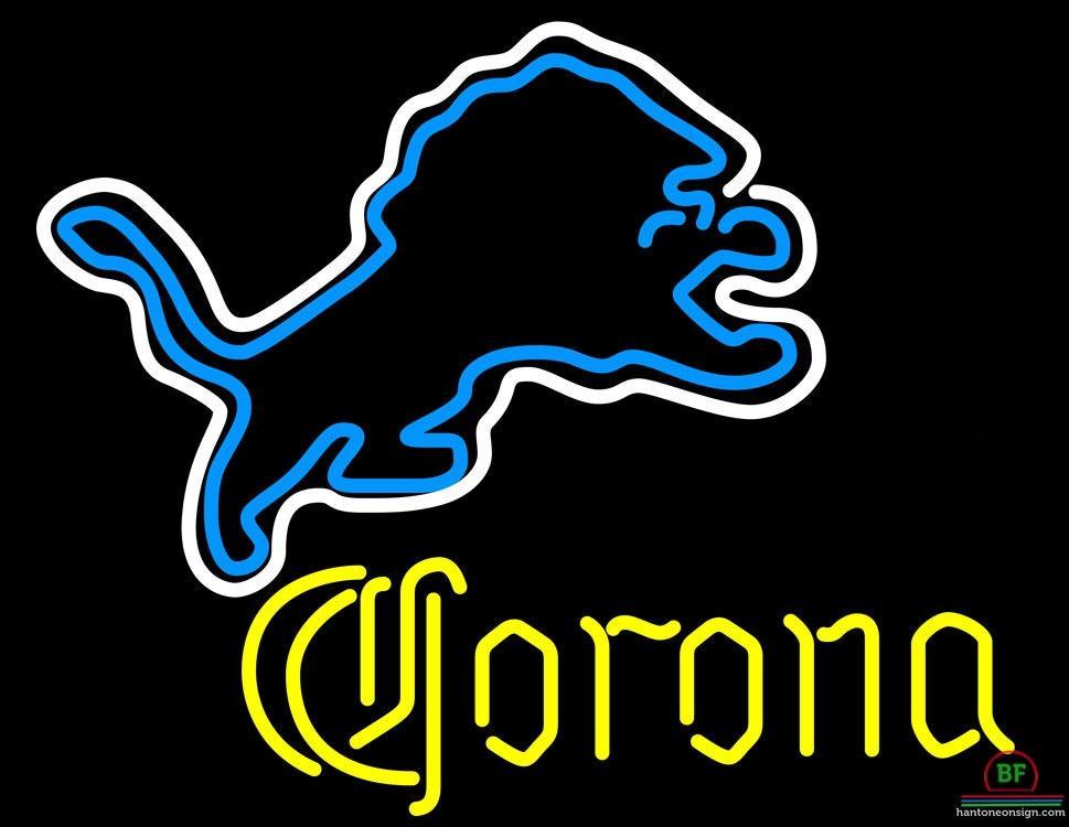 Custom Corona Detroit Lions Neon Sign NFL Teams Neon Light