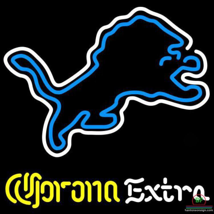 Custom Corona Extra Detroit Lions Neon Sign NFL Teams Neon Light