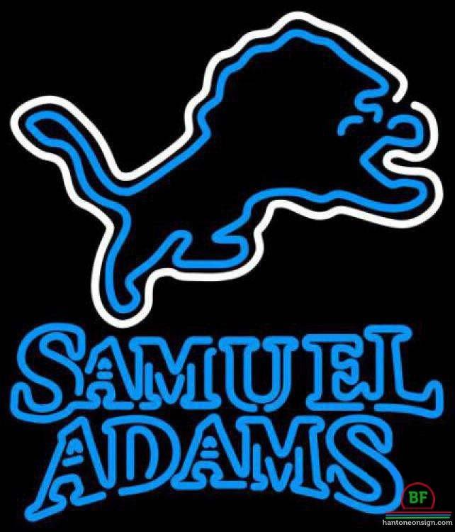 Custom Samuel Adams Detroit Lions Neon Sign NFL Teams Neon Light