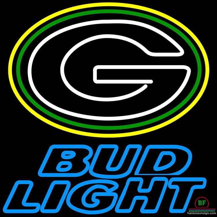 Custom Bud Light Green Bay Packers Neon Sign NFL Teams Neon Light