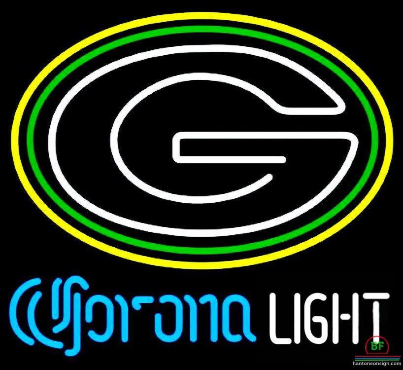 Custom Corona Light Green Bay Packers Neon Sign NFL Teams Neon Light