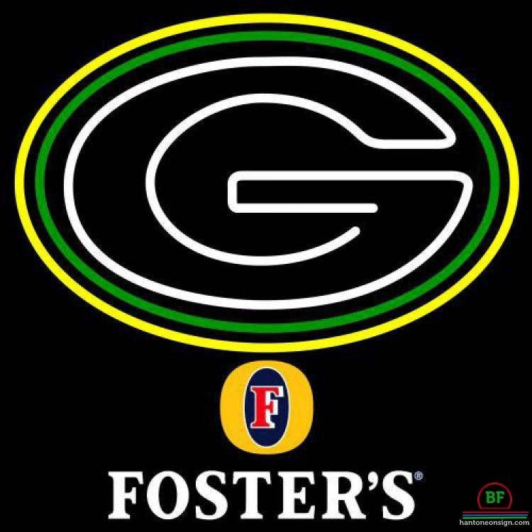 Custom Fosters Green Bay Packers Neon Sign NFL Teams Neon Light
