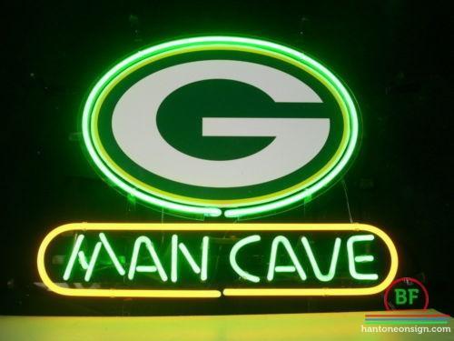Custom Man Cave Green Bay Packers Neon Sign NFL Teams Neon Light