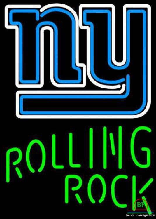 Custom Rolling Rock New York Giants Neon Sign NFL Teams Neon Light