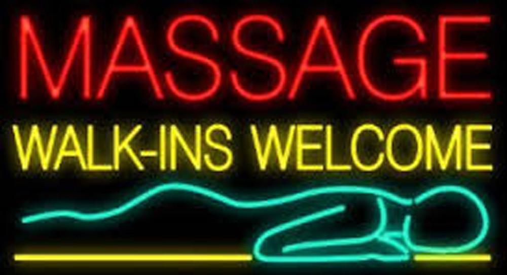 Custom Massage Walk Ins Neon Sign