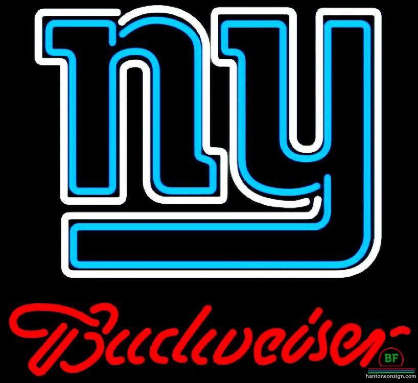 Custom Budweiser New York Giants Neon Sign NFL Teams Neon Light