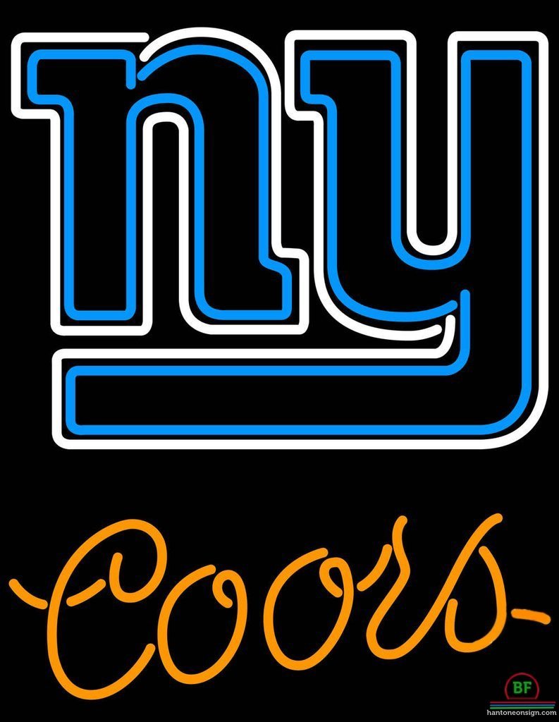 Custom Coors Light New York Giants Neon Sign NFL Teams Neon Light
