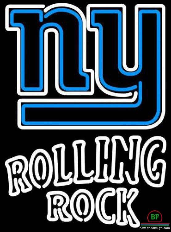 Custom Rolling Rock New York Giants Neon Sign NFL Teams Neon Light