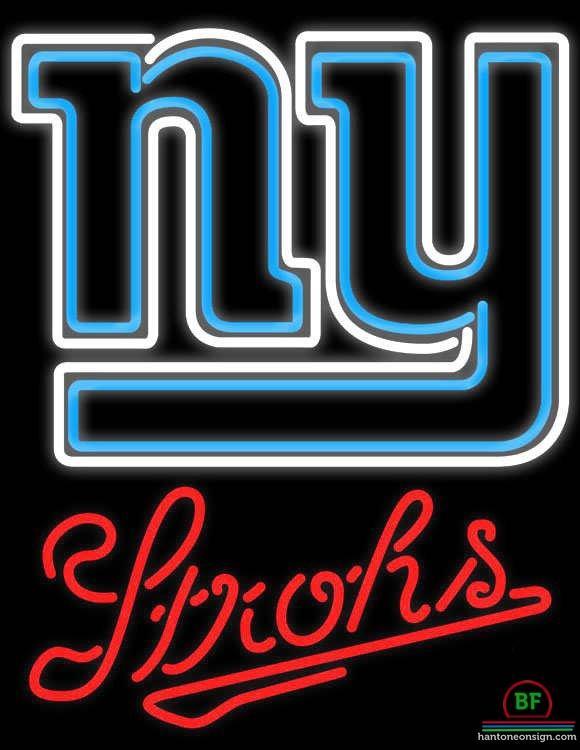 Custom Strohs New York Giants Neon Sign NFL Teams Neon Light