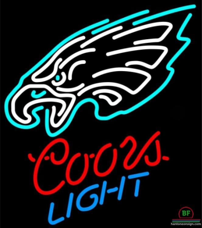 Custom Coors Light Philadelphia Eagles Neon Sign NFL Teams Neon Light