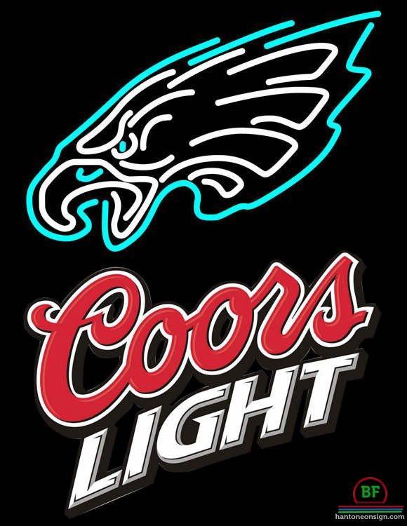 Custom Coors Light Philadelphia Eagles Neon Sign NFL Teams Neon Light
