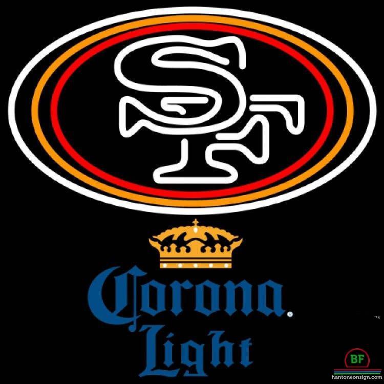 Custom Corona Light San Francisco 49ers Neon Sign NFL Teams Neon Light